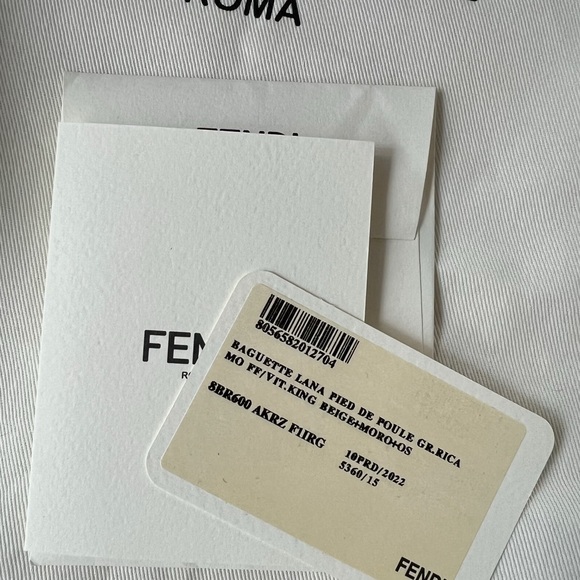 SOLD: Fendi Baguette Houndstooth Zucca in Brown - Picture 10 of 14